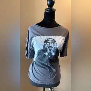 Gray Graphic Short Sleeve Tee